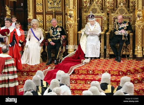 Queen Elizabeth Ii Attends The Annual State Opening Of Parliament