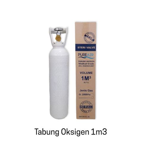 Jual Tabung Oxygen Lengkap M Siap Pakai Isi Psi Tabung Oksigen