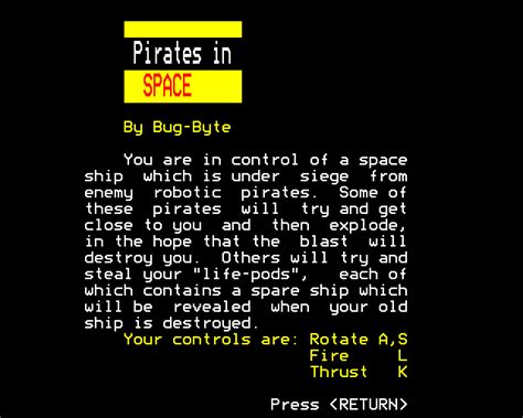 Space Pirates 1982 Mobygames