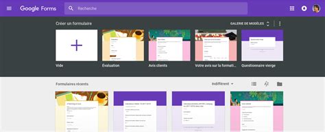 creer  formulaire avec google forms