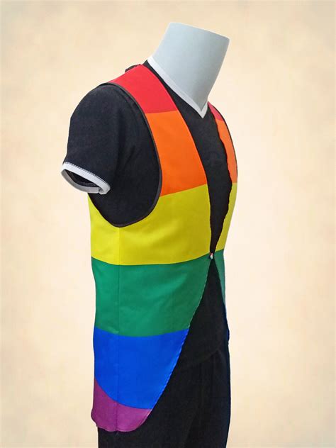 Lgbtq Gay Rainbow Pride Flag Vest Shirt Perfect Outfit Gift Etsy