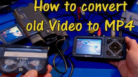 BEST WAY To CONVERT VHS Beta Hi8 8mm Into DIGITAL MP4 Files