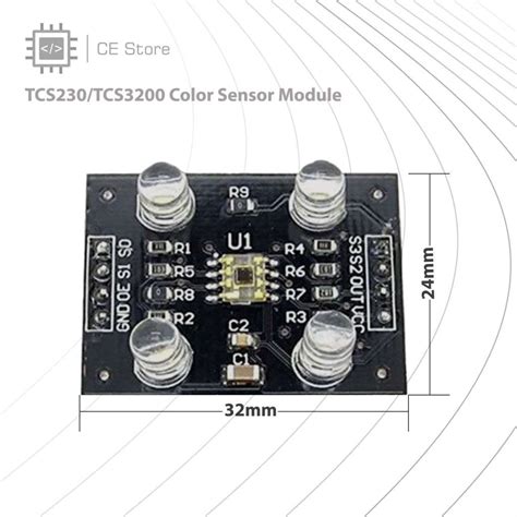 TCS230/TCS3200 Color Sensor Module | CE Store