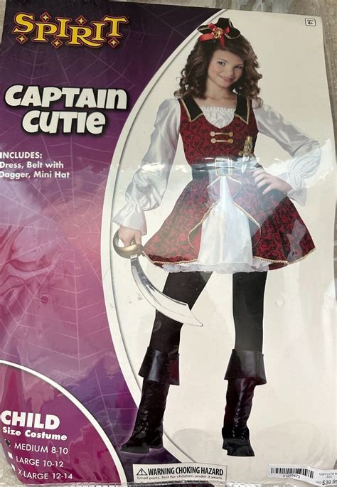 Captain Costume Girls Buccaneer Beauty Pirate Halloween Ebay