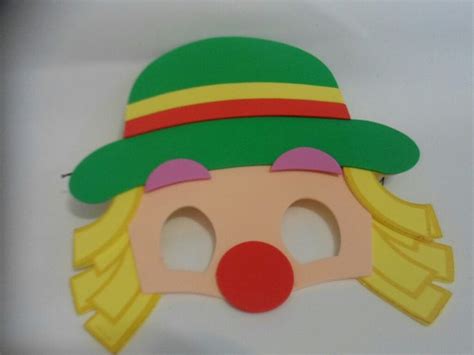 Mascara Dia Do Circo - Pin de Ediz Efe em origami | Máscara de palhaço, Dia do circo ...