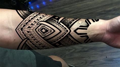 Polynesian Forearm Tattoo