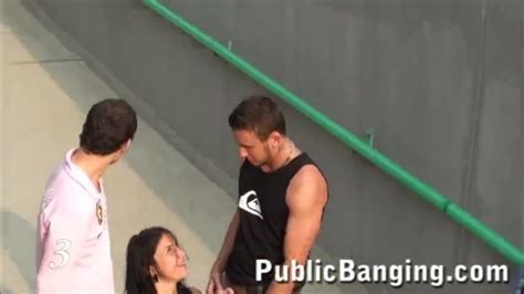 Teen With Big Tits In Public Threesome Sex Cool Public Nudity Porn By Public Banging Channel