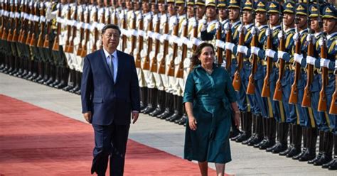 Dina Boluarte Se Reuni Con Presidente De China Xi Jinping