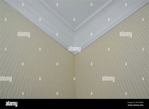 Ceiling Moldings In The Interior Detail Of Corner Stock Photo Alamy