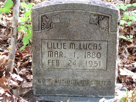 Lillie Mae Parsons Lucas (1880-1951) - monumento Find a Grave