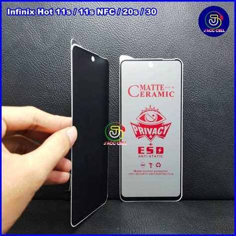 Jual Anti Gores Ceramic Privasi Matte Anti Spy Privacy Infinix Hot S Nfc Hot Hot S Hot
