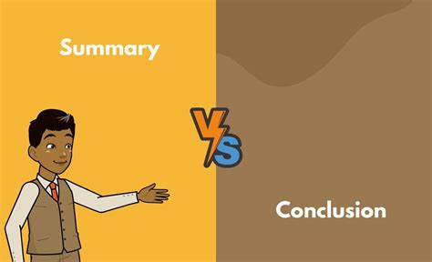 Summary Vs Conclusion What S The Difference With Table