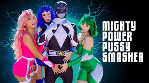 Mighty Power Pussy Smashers By Bffs Feat Bianca Bangs Khloe Kingsley Laney Grey Teamskeet