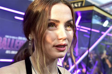 Ana De Armas Sizzles Ballerina Premiere Cleavage Hot Celebs Home