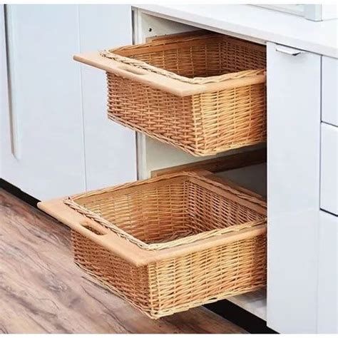 450 Mm Wood Color Modular Kitchen Wicker Basket, for Hotel/Restaurant at Rs 2500 in Gurugram