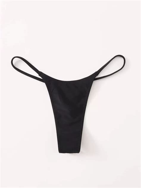 Swim Basics Summer Beach Solid Thong Bikini Panty For Sale Australia New Collection Online