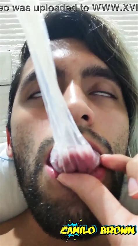 Cum Inside A Condom Eat The Cum And Cum A Second Time Camilo Brown Gay Porn Xhamster