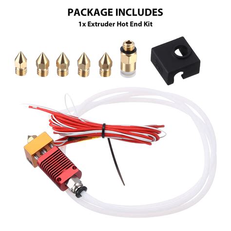 Extruder Heater Hot End Nozzle Kit For Creality Ender 3 3PRO 5 3D