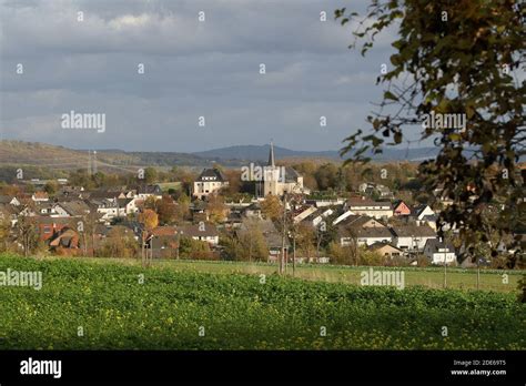 remote village  autumn landscape stock photo alamy