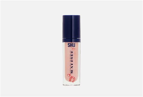 SHU Блеск для губ мерцающий SEXY NUDE 445 мерцающий нюдовый 3 5 мл