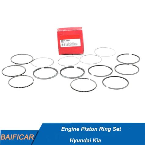 Baificar Juego De Anillos De Pist N De Motor Genuino F