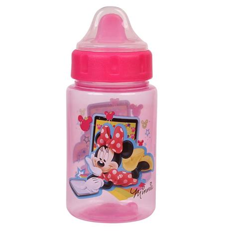 Copo Infantil Disney 340ml Tampa Válvula Redutora de Pingos