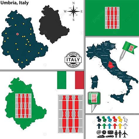 Map Of Umbriaitaly Europe Map Umbria Vector Europe Map Umbria Png