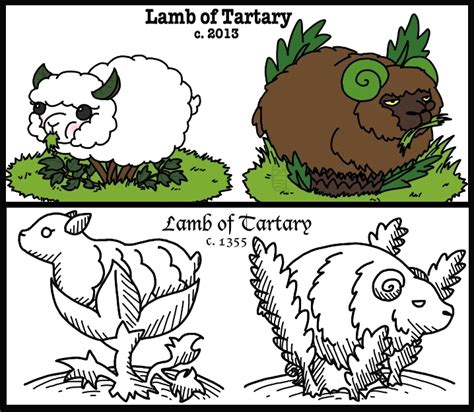 Vegetable Lamb of Tartary by MuseWhimsy on DeviantArt