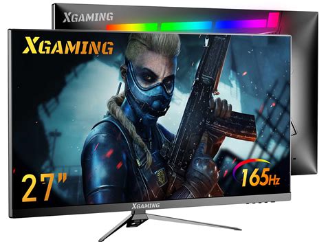 XGaming 27-inch QHD Gaming ELED Monitor with Rainbow Lights, 144Hz ...