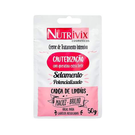 Sach Nutrivix Cauteriza O Queratina Extra Forte G Unidade