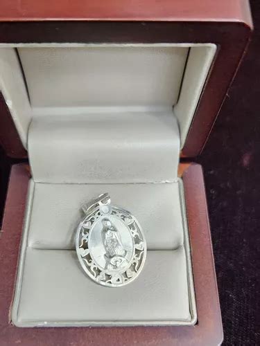 Medalla De Plata Virgen De Guadalupe Ley Mex En Venta En