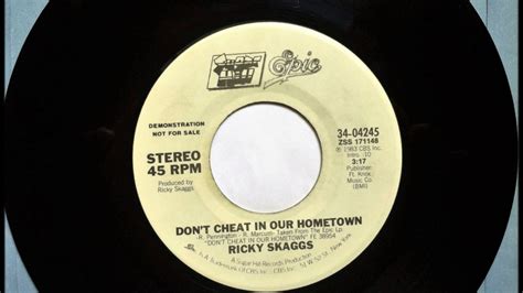 Don T Cheat In Our Hometown Ricky Skaggs 1983 YouTube