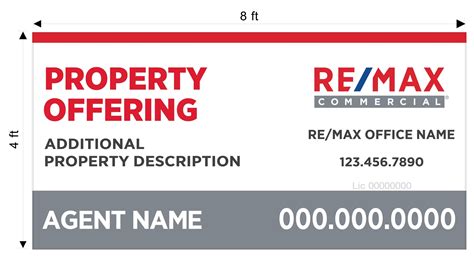 remax  commercial sign fastpost