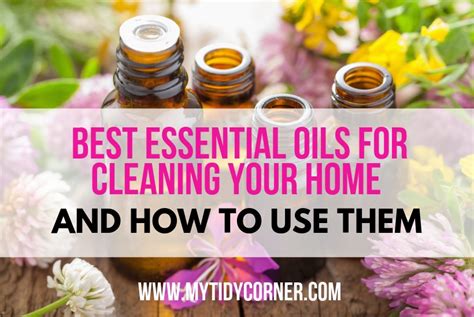 Best Essential Oils for Cleaning Your Home and How to Use them!