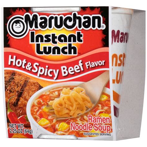 Maruchan Instant Lunch Hot Spicy Beef Flavor Ramen Noodle Soup 2 25 Oz Shipt