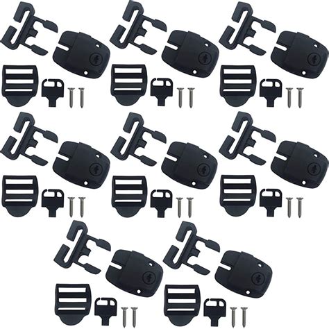 8pc Set Spa Hot Tub Cover Broken Repair Kit Have Slot Replace Latches Clip Lock With Keys And