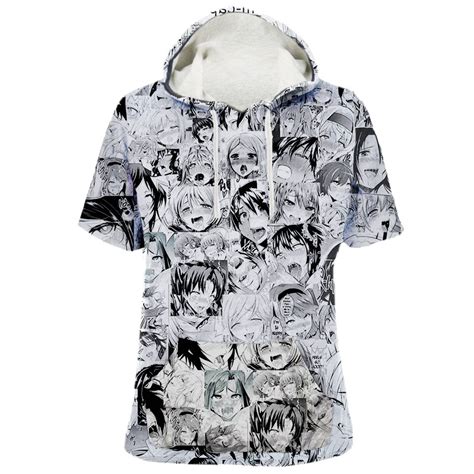 Camiseta Capuz Ahegao Hentai Ecchi Anime Mang Futanari R Em Mercado Livre