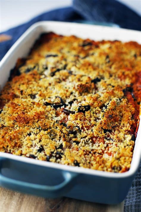 Baked Eggplant Parmesan Casserole Yay For Food
