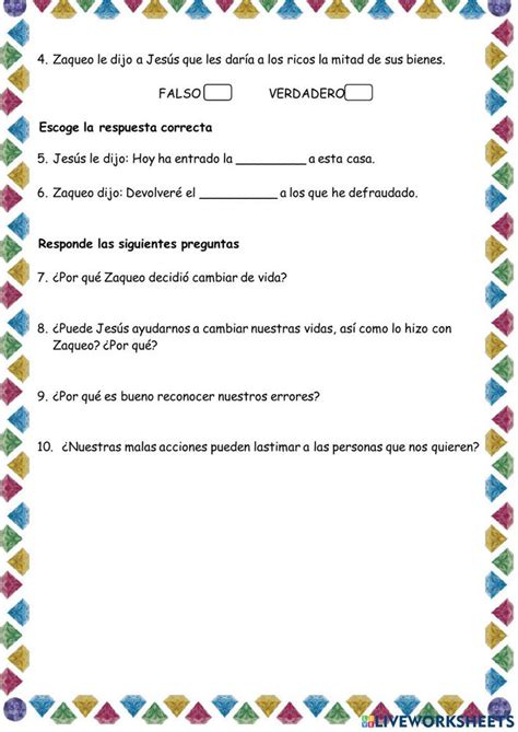 Historia De Zaqueo Historia De Zaqueo Zaqueo Lecciones De La