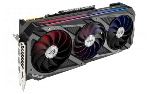 ASUS представила видеокарты трёх серий на базе поколения GeForce RTX 3000