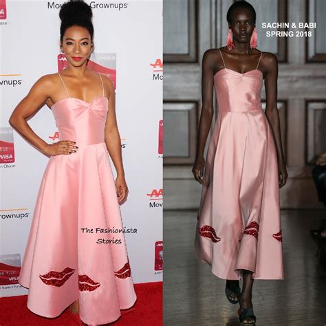 Betty Gabriel in Sachin + Babi at the AARP 17th Movies For Grownups Awards