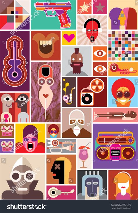 Naked Man Guitar Over Royalty Free Licensable Stock Vectors