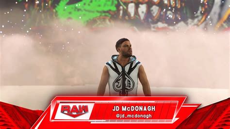 WWE 2K23 JD Mcdonagh Entrance Custom Pyro Raw Arena YouTube