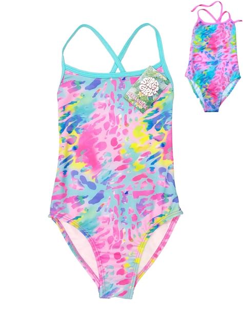 Bikini Para Nena Con Recorte Y Cruzada En La Espalda Elemento America Bebes