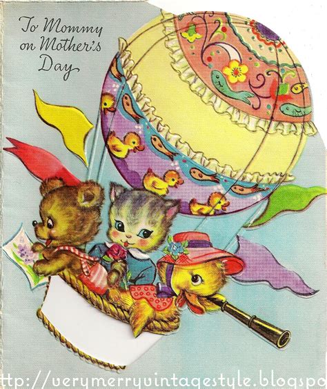 Very Merry Vintage Syle: Vintage Mother's Day Card