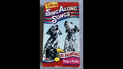 Disney Sing Along Songs VHS 101 Dalmatians Pongo Perdita - glwec.in