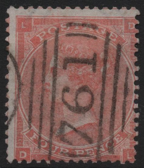 1862 64 4d Pale Red Sg 80 FINE USED V86892 Andrew Vaughan Philatelics