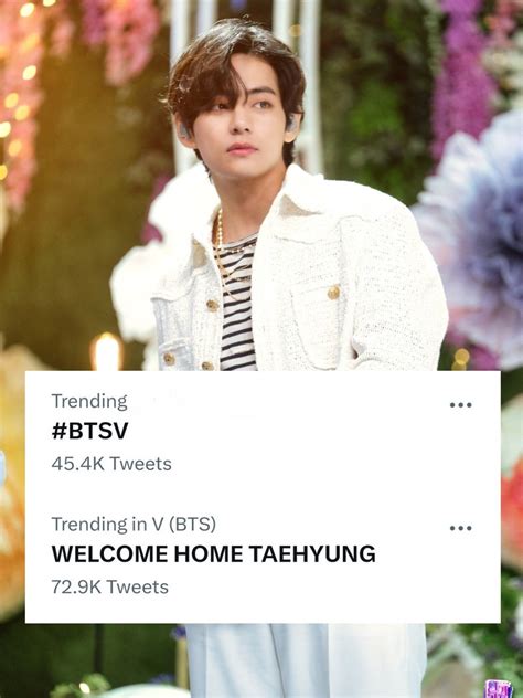 Bts V Hotrends On Twitter Rt V Hotrends Rt Reply Welcome Home