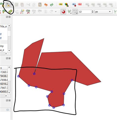 Editing Deleting More Than One Node At Once In Qgis Geographic