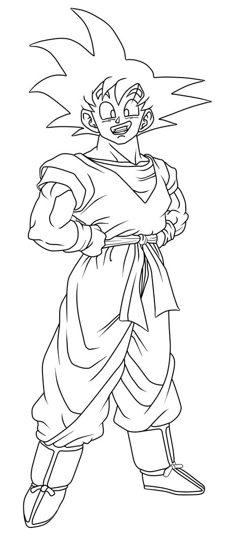 goku outline  betaone